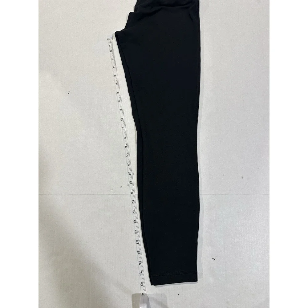 Lululemon High Rise Leggings Sweatpants Athletic Leisure Yoga Black Size 4